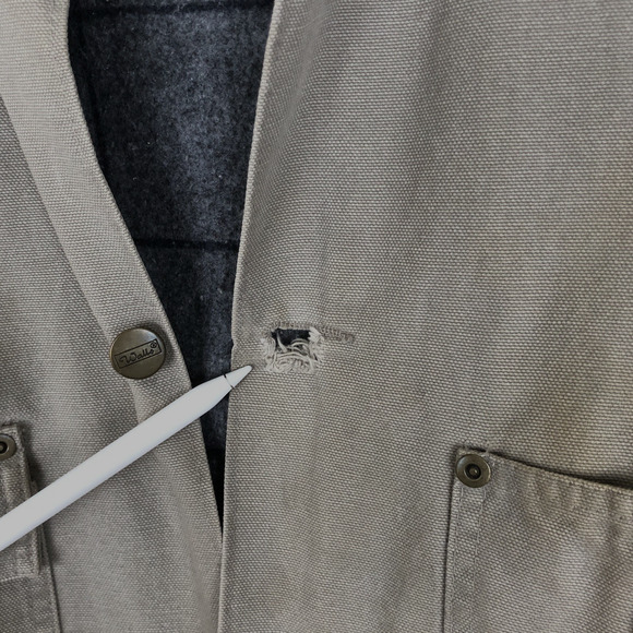 VTG WALLS Blanket Lined Canvas Chore Coat Men's‎ XL 46" Workwear Carhartt Style - Picture 10 of 11